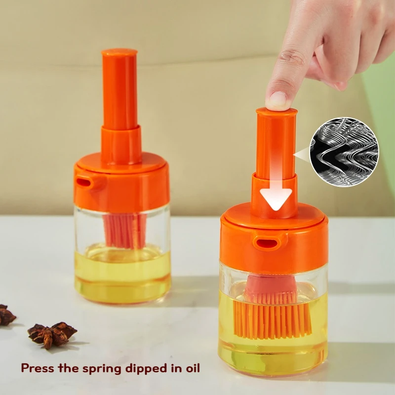 Barbecue Brush Oil Bottle with Silicone Brush, Oil Pot, Food Grade Baking Brush, Barbecue, High Temperature Resistant, 2 in 1
Barbecue Brush Oil Bottle with Silicone Brush, Oil Pot, Food Grade Baking Brush, Barbecue, High Temperature Resistant, 2 in 1