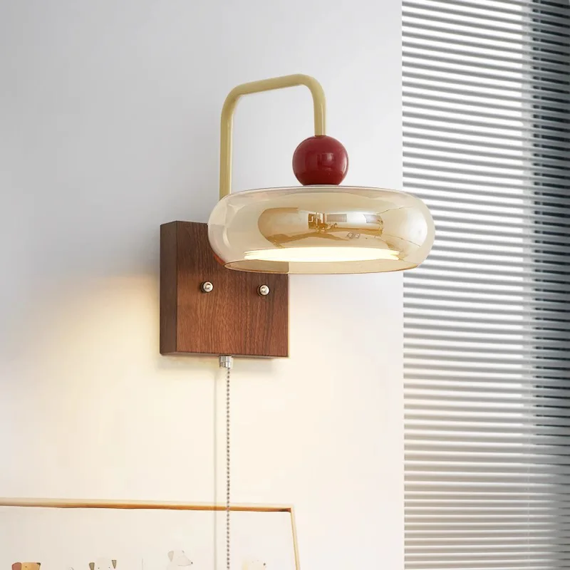 Song aesthetic wall lamp with zipper switch French medieval bedside lamp retro vintage living room background wall lamp
Song aesthetic wall lamp with zipper switch French medieval bedside lamp retro vintage living room background wall lamp