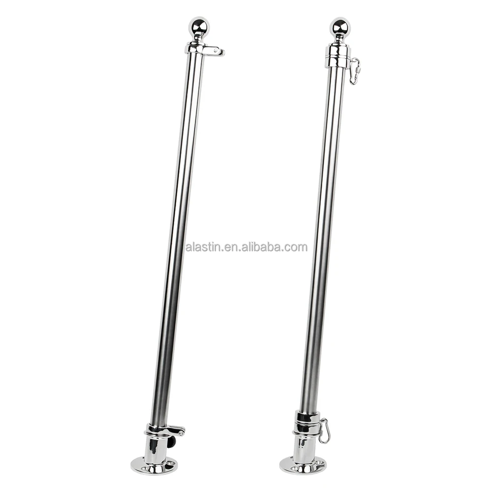 STLF Морской флагшток горячей продажи с аксессуарами, регулируемая нержавеющая сталь 316, зеркальная полировка
STLF Морской флагшток горячей продажи с аксессуарами, регулируемая нержавеющая сталь 316, зеркальная полировка