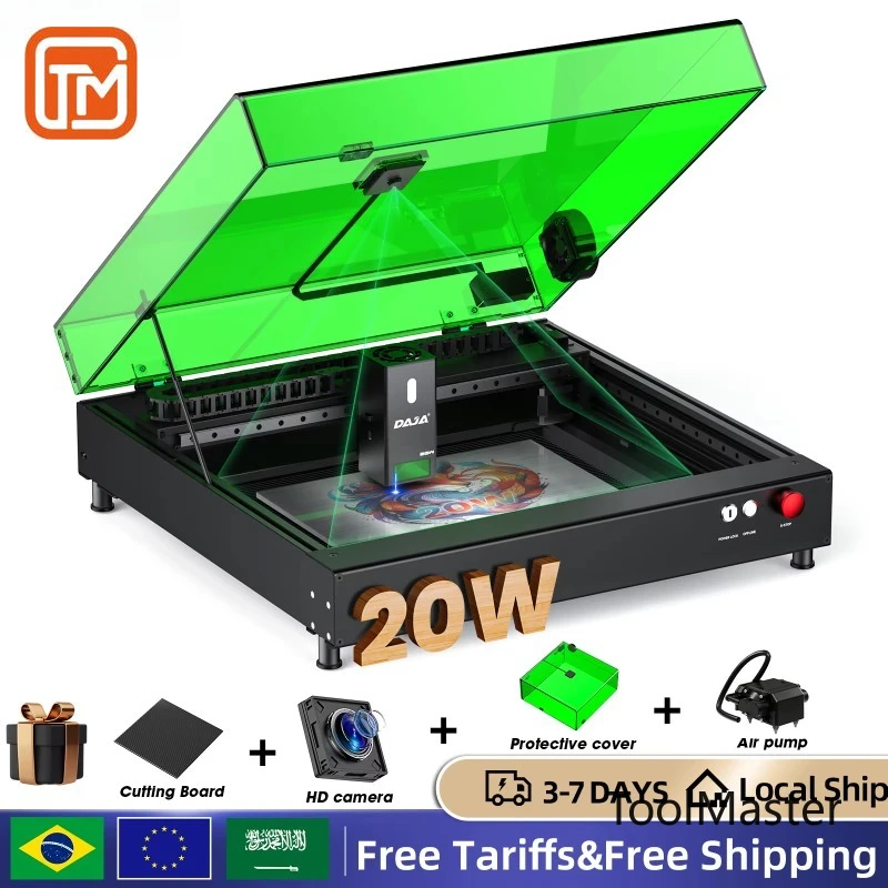 【Hot Sale】DAJA A8 Cutter Engraver High Precision Business Efficient Engraving Machine For Metal Wood Acrylic Glass L
【Hot Sale】DAJA A8 Cutter Engraver High Precision Business Efficient Engraving Machine For Metal Wood Acrylic Glass L
