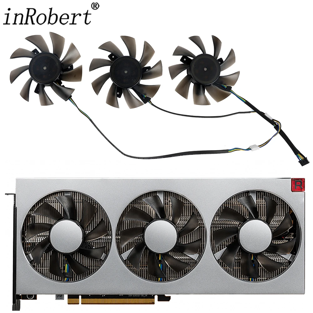 75MM AMD VII Video Card Cooler Fans Replacement For XFX/Sapphire/PowerColor/MSI/Gigabyte Radeon VII GPU Cooling Fan FD8015H12S
75MM AMD VII Video Card Cooler Fans Replacement For XFX/Sapphire/PowerColor/MSI/Gigabyte Radeon VII GPU Cooling Fan FD8015H12S