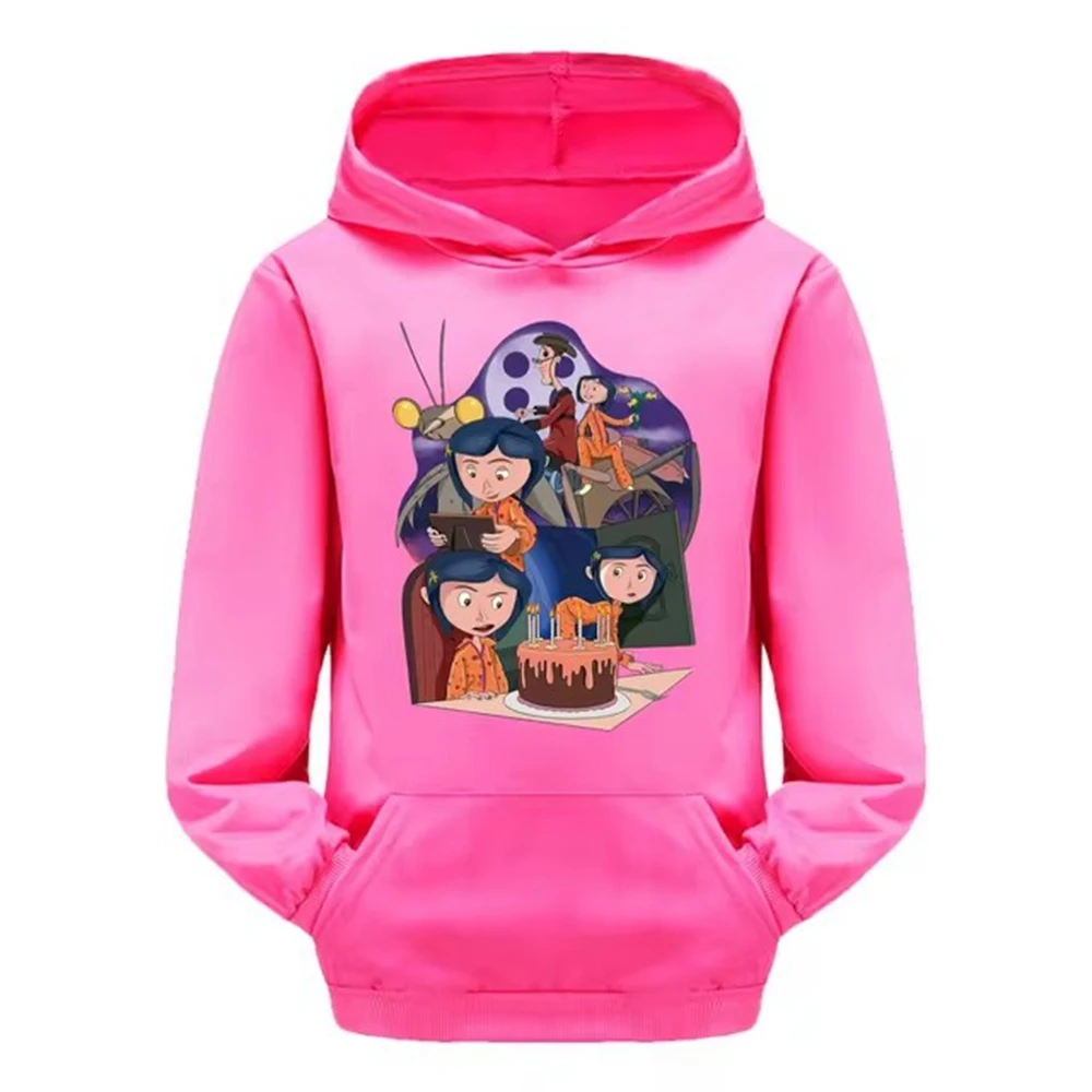 Одежда Coraline для маленьких мальчиков и девочек, толстовка с капюшоном и 3D рисунком из мультфильма, топы, весенне-осенняя детская одежда 3060
Одежда Coraline для маленьких мальчиков и девочек, толстовка с капюшоном и 3D рисунком из мультфильма, топы, весенне-осенняя детская одежда 3060