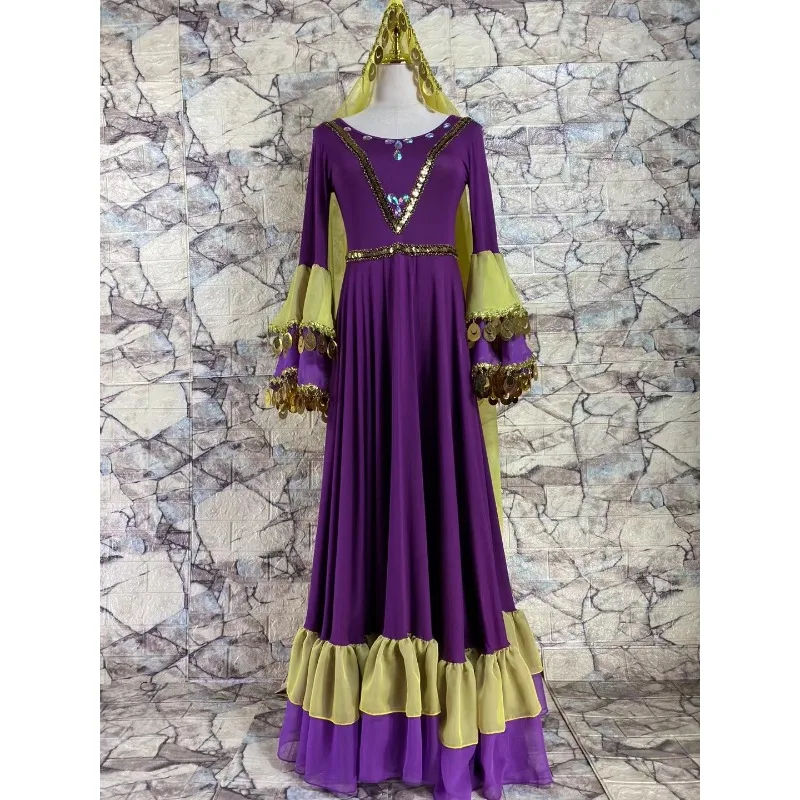 Customized Eastern Belly Dance Costume Falahi Folk Robe Long Skirt Clay Jar Performance Costume Performance Dress Class Outfit
Customized Eastern Belly Dance Costume Falahi Folk Robe Long Skirt Clay Jar Performance Costume Performance Dress Class Outfit