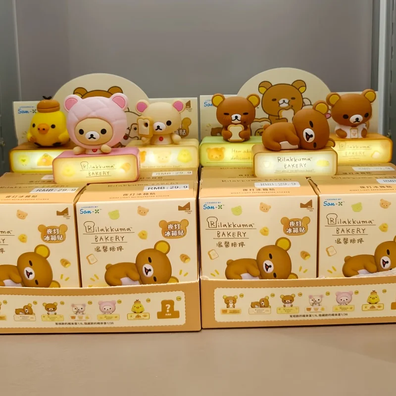 Genuine Rilakkuma Blind Box Bread Series Fridge Magnet Mystery Box Rilakkuma Fridge Magnet Night Light Magnetic Birthda Gift Toy
Genuine Rilakkuma Blind Box Bread Series Fridge Magnet Mystery Box Rilakkuma Fridge Magnet Night Light Magnetic Birthda Gift Toy