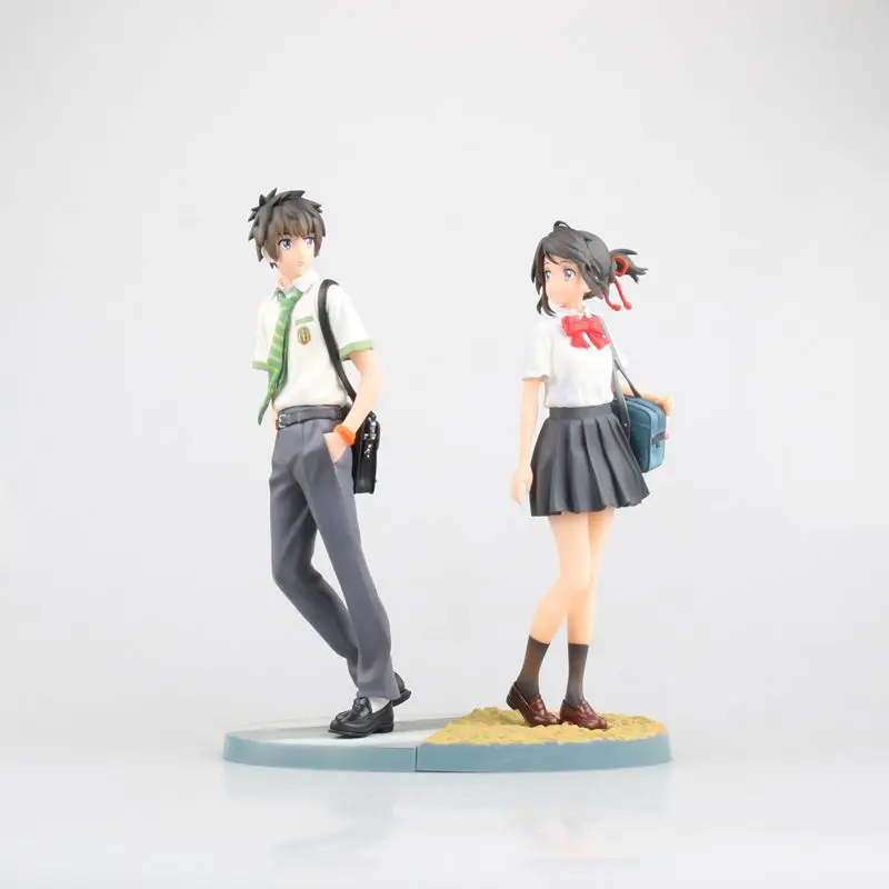Anime Your Name Kiminonawa Tachibana Taki Miyamizu Mitsuha PVC Action Figure Collectible Model Doll Toy 22CM
Anime Your Name Kiminonawa Tachibana Taki Miyamizu Mitsuha PVC Action Figure Collectible Model Doll Toy 22CM