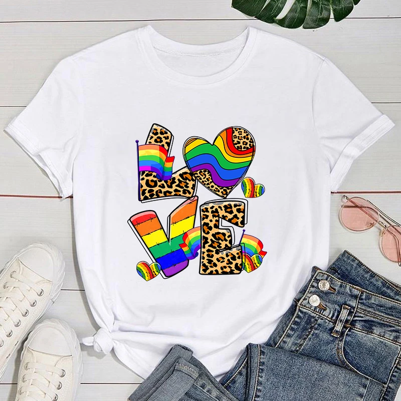(Premium T-shirt)Women Fashion Lgbt Love Letter Print T-Shirt Female Casual T Shirt Harajuku Soft Short Sleeve Round Neck Shirts
(Premium T-shirt)Women Fashion Lgbt Love Letter Print T-Shirt Female Casual T Shirt Harajuku Soft Short Sleeve Round Neck Shirts