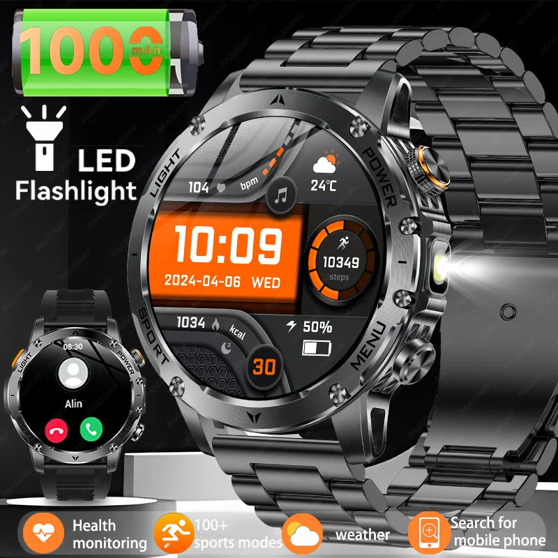 For HUAWEI Military 1000mAh Outdoor Sports Watch Fitness Tracker Health Monitor BT Call IP68 Waterproof Watch for Men and Women
For HUAWEI Military 1000mAh Outdoor Sports Watch Fitness Tracker Health Monitor BT Call IP68 Waterproof Watch for Men and Women