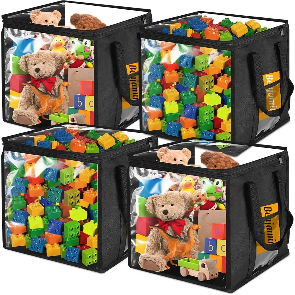 Большой складной ящик для хранения игрушек из ПВХ размером 12x12 с ручками, органайзер для детской игровой комнаты, идеально подходит для блоков, мягких игрушек и сгусток
Большой складной ящик для хранения игрушек из ПВХ размером 12x12 с ручками, органайзер для детской игровой комнаты, идеально подходит для блоков, мягких игрушек и сгусток