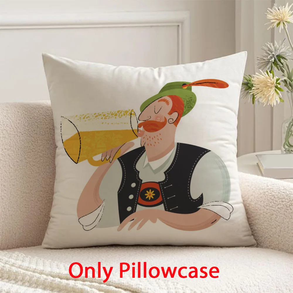 Oktoberfest Pillow cover decorative 45x45 cushions cover for party pillow case decorative cushions
Oktoberfest Pillow cover decorative 45x45 cushions cover for party pillow case decorative cushions