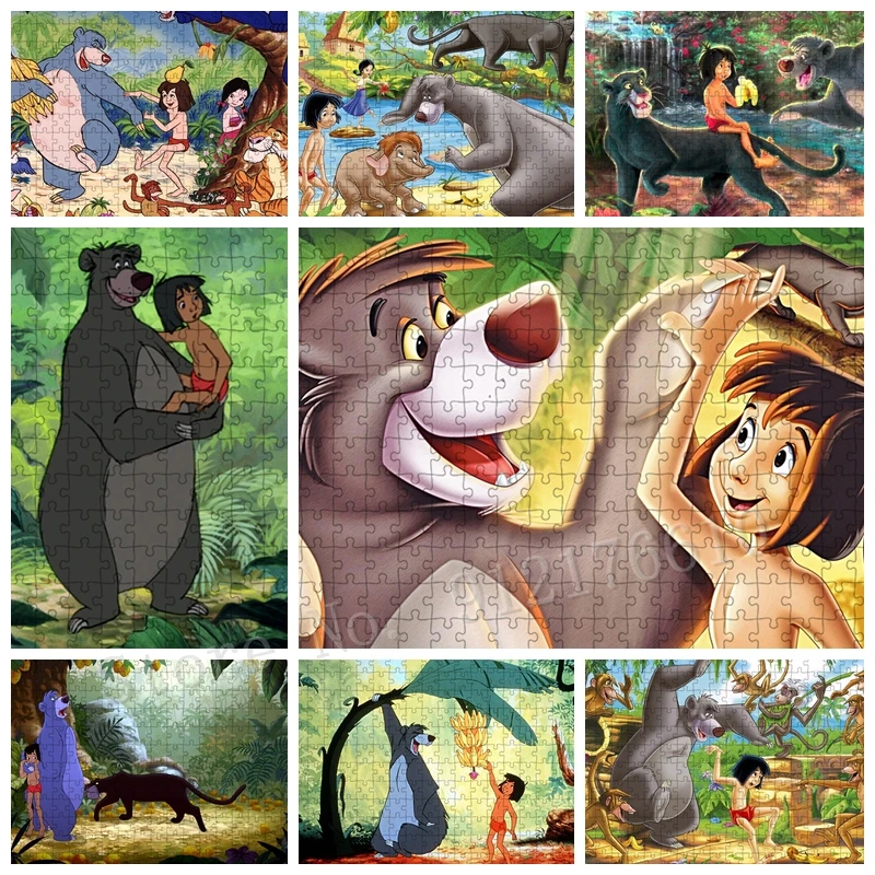 Disney Tarzan 300/500/1000 Pieces Puzzles Diy The Jungle Book Jigsaw Puzzle Cartoon Movies Nursery Educational Game Toys Decor
Disney Tarzan 300/500/1000 Pieces Puzzles Diy The Jungle Book Jigsaw Puzzle Cartoon Movies Nursery Educational Game Toys Decor