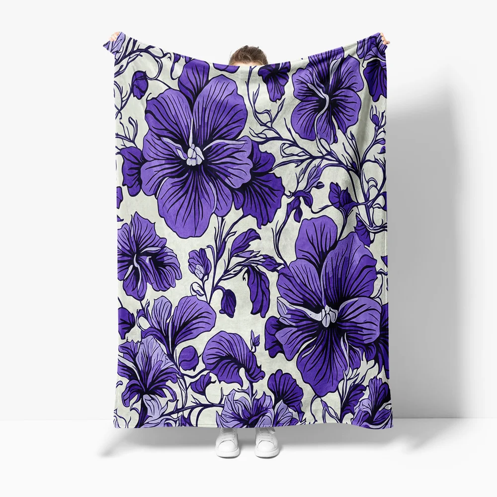 Floral Print Fleece Blanket Soft Warm Cozy Decorative Throw Blanket Bed Sofa Cover Gift
Floral Print Fleece Blanket Soft Warm Cozy Decorative Throw Blanket Bed Sofa Cover Gift