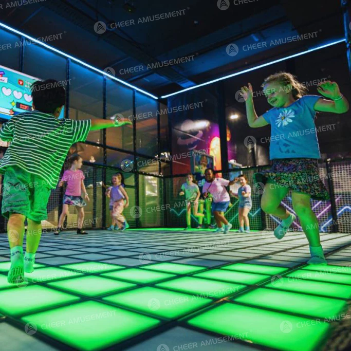 Interactive LED Floor Game Indoor Kids Playground Active Game Amusement Park Facilities by Cheer Amusement
Interactive LED Floor Game Indoor Kids Playground Active Game Amusement Park Facilities by Cheer Amusement