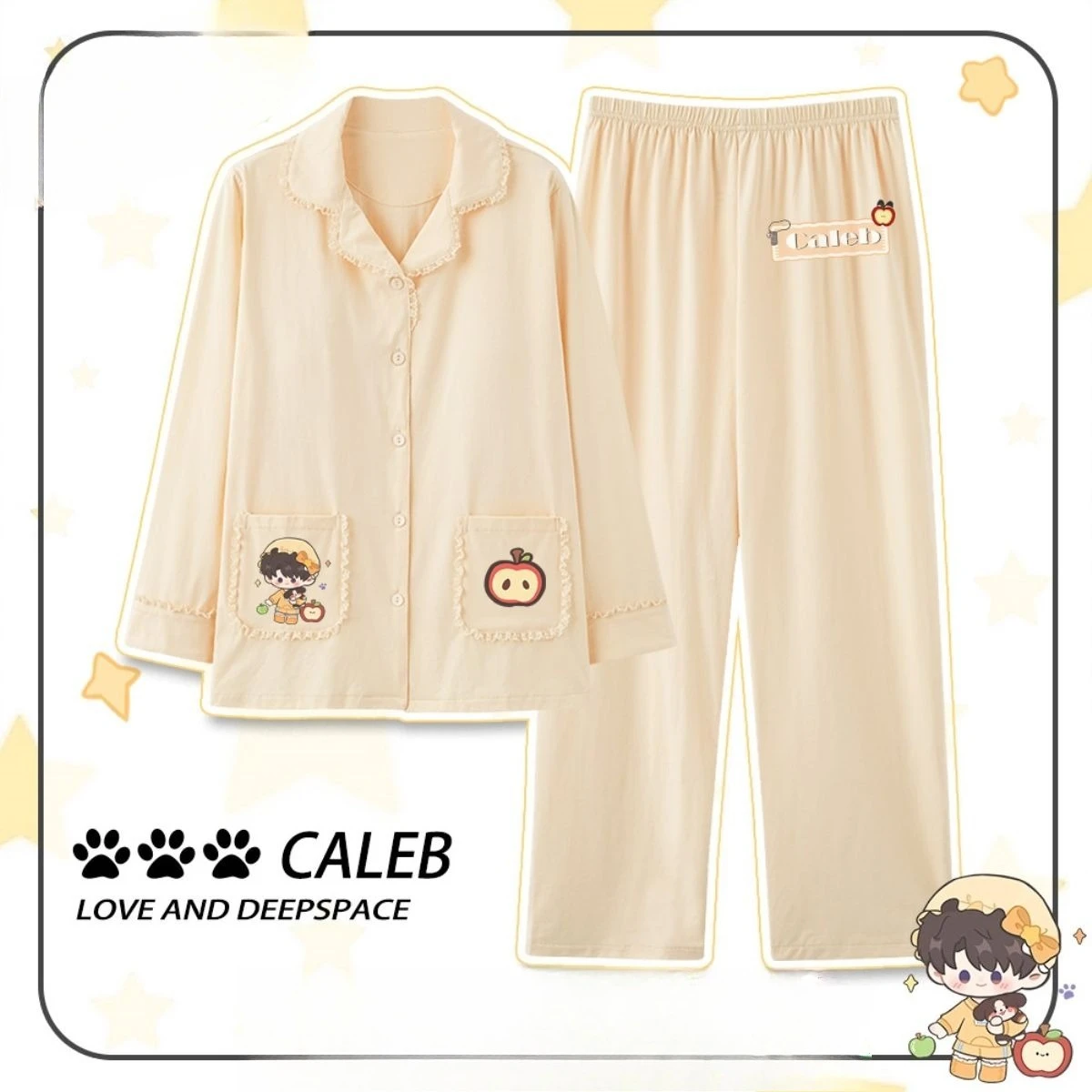 【Presale】Love and Deepspace Original Fan Made Women's Autumn Pajama Set Long Sleeve Pants Rafayel Sylus Xavier Caleb Zayne
【Presale】Love and Deepspace Original Fan Made Women's Autumn Pajama Set Long Sleeve Pants Rafayel Sylus Xavier Caleb Zayne