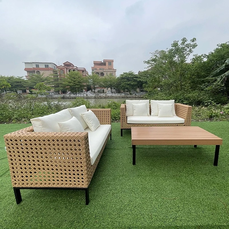 Outdoor sofa rattan courtyard garden furniture rattan chair sun protection waterproof 
Outdoor sofa rattan courtyard garden furniture rattan chair sun protection waterproof