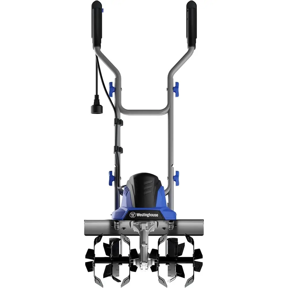 18-Inch, 15 Amp Corded Electric Tiller Cultivator or Gardening with 6 Steel Blades
18-Inch, 15 Amp Corded Electric Tiller Cultivator or Gardening with 6 Steel Blades