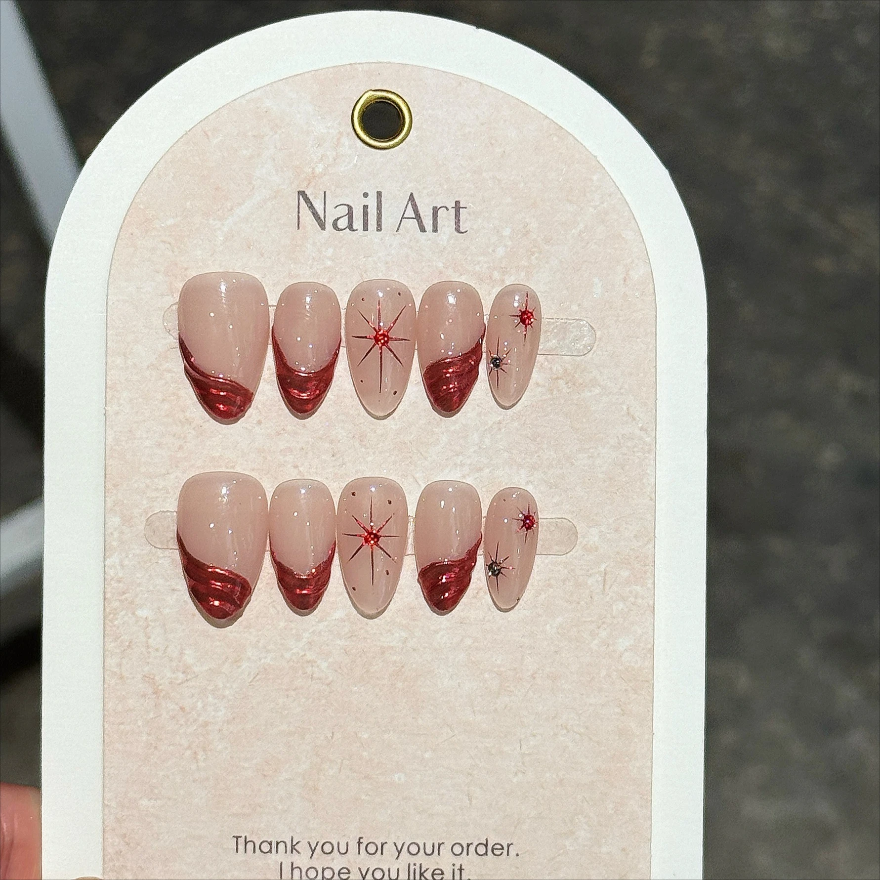 10Pcs Red French Handmade Press on Nails Short Almond Fake Nails Wearable Stick-on Nails False Nail Накладные Ногти 네일팁 Uñas
10Pcs Red French Handmade Press on Nails Short Almond Fake Nails Wearable Stick-on Nails False Nail Накладные Ногти 네일팁 Uñas