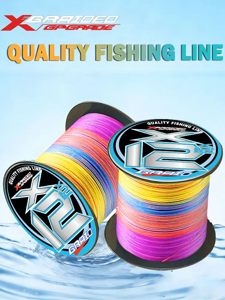 YGK X12 Lure Braided Fishing Line 12 Strands 300/500M Multifilament Fly PE Wire 78LB Strong Cord for Sea Bass Carp Accessories
YGK X12 Lure Braided Fishing Line 12 Strands 300/500M Multifilament Fly PE Wire 78LB Strong Cord for Sea Bass Carp Accessories