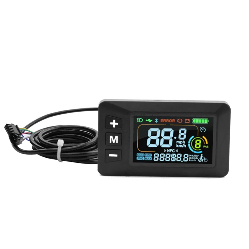 E Bike LCD Display Module Compatible with Multiple Voltage Controllers (24/36/48/60 Volt) Features Strong Build
E Bike LCD Display Module Compatible with Multiple Voltage Controllers (24/36/48/60 Volt) Features Strong Build