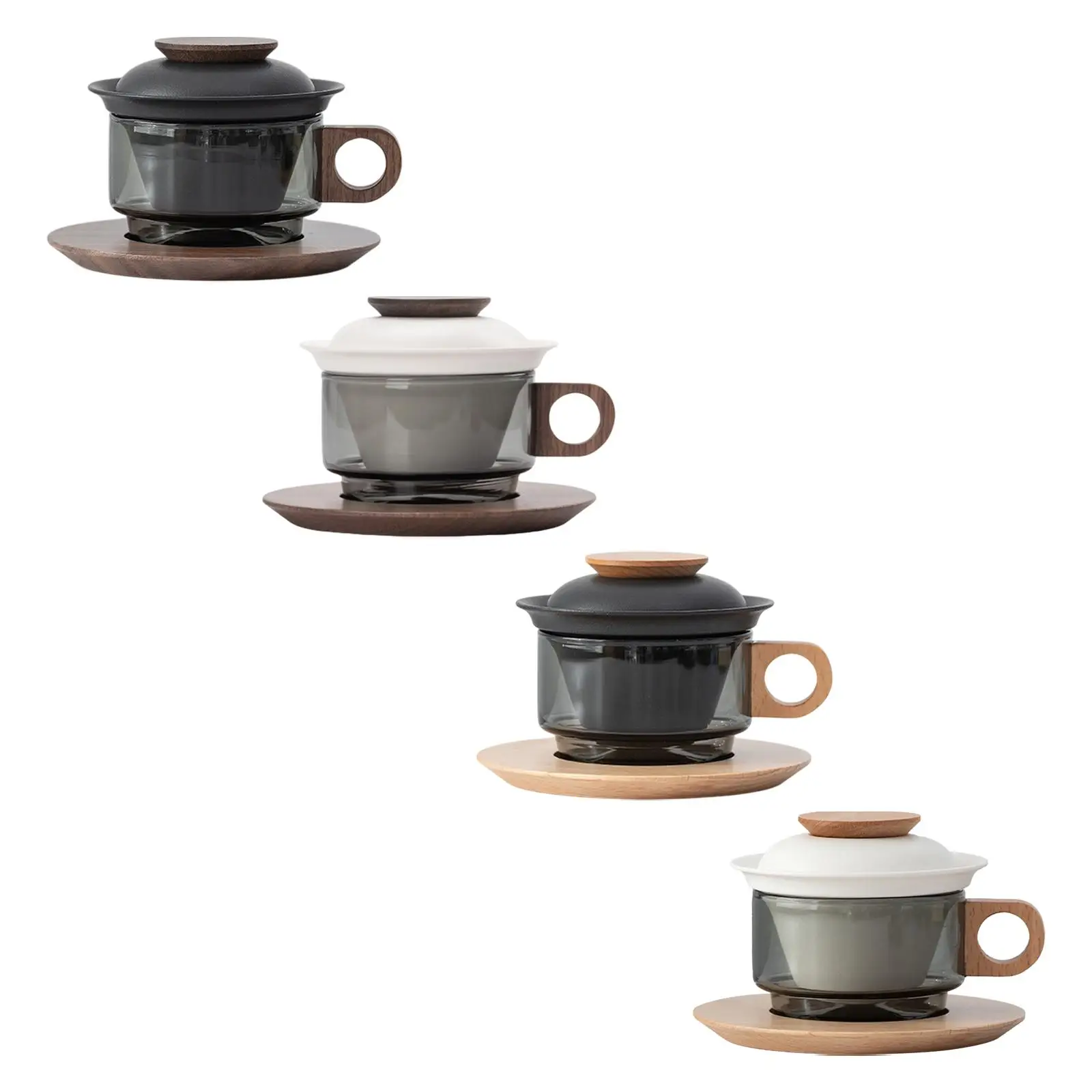 Coffee Mug with Saucer Japanese Creative Espresso Latte Mug Coffee Cup Set Glass Mug with Coaster for Kitchen Cafe Family 150ml
Coffee Mug with Saucer Japanese Creative Espresso Latte Mug Coffee Cup Set Glass Mug with Coaster for Kitchen Cafe Family 150ml