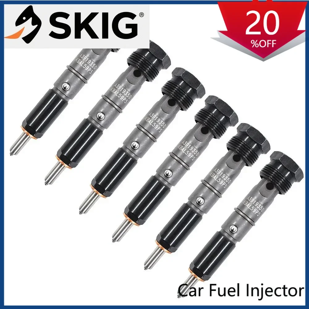 Suitable 0432131837 6Pcs 50hp Fuel Injectors For 89-93 Dodge Cummins 5.9L 6BT Diesel Engine 3919350 3919339
Suitable 0432131837 6Pcs 50hp Fuel Injectors For 89-93 Dodge Cummins 5.9L 6BT Diesel Engine 3919350 3919339