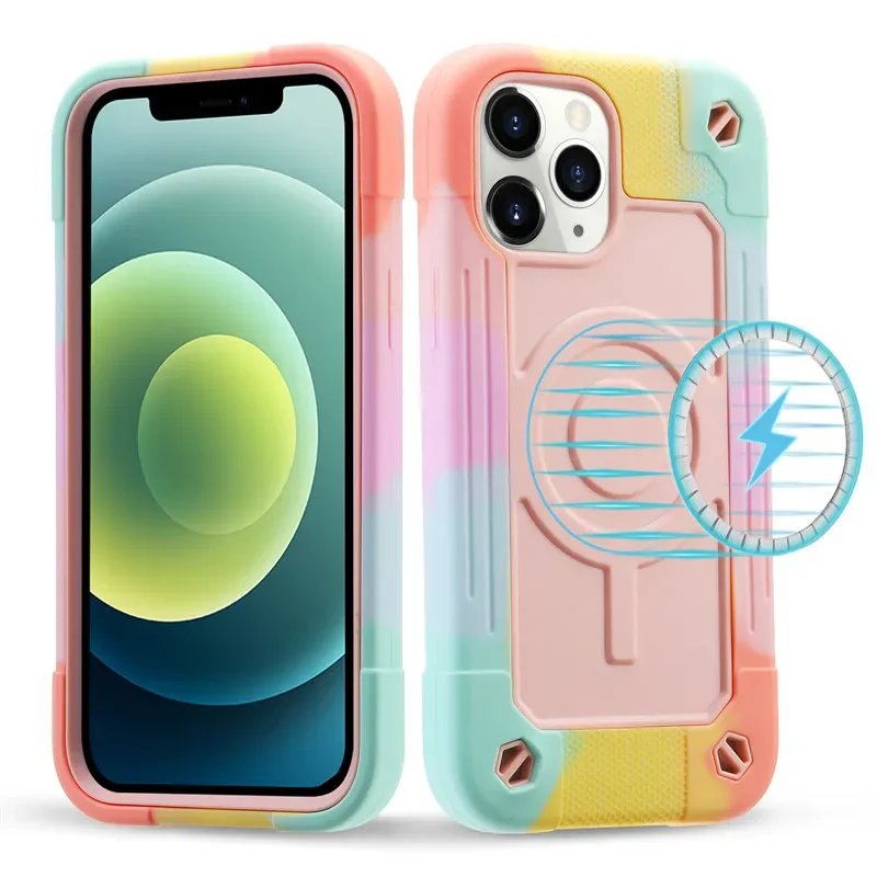 Противоударный защитный чехол Heavy Armor для iPhone 13 14 Pro Max 12 Pro Max 14 Plus, магнитная задняя крышка с беспроводной зарядкой, чехлы для телефонов
Противоударный защитный чехол Heavy Armor для iPhone 13 14 Pro Max 12 Pro Max 14 Plus, магнитная задняя крышка с беспроводной зарядкой, чехлы для телефонов