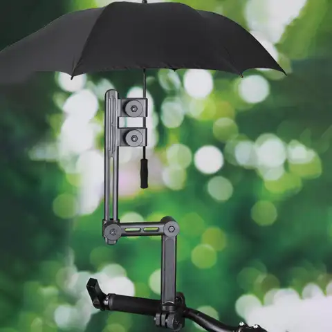 Bike Umbrella Holder Retractable Easy to Install Golf Push Cart Umbrella Holder Motorbike Umbrella Holder Umbrella Mount Holder