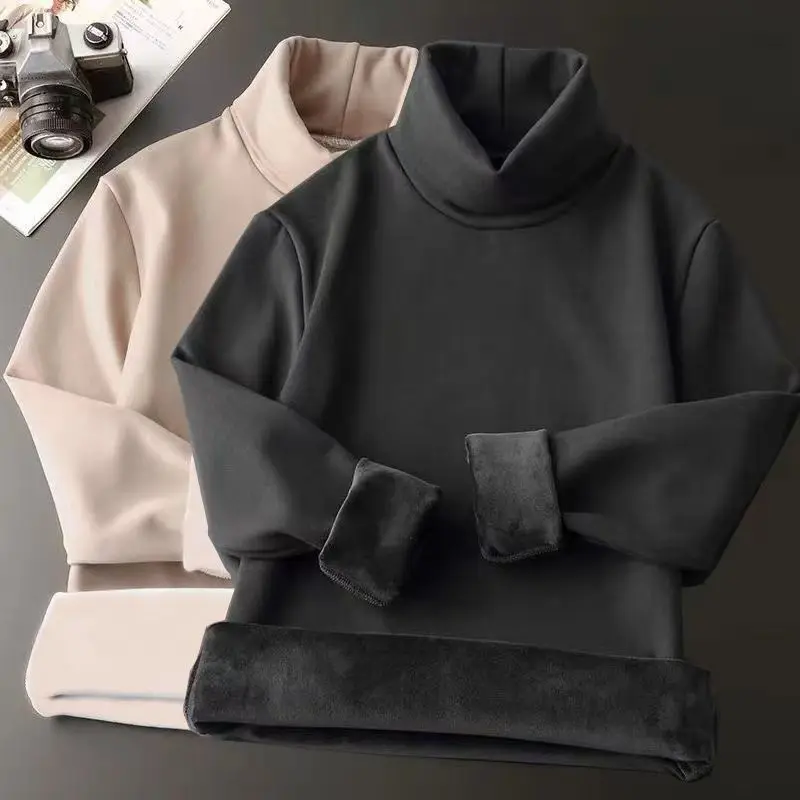 2pcs Autumn Winter Half-neck Warm Top Men's Fleece Thick Warm Sweater Korean Slim Bottoming Thermal Shirt
2pcs Autumn Winter Half-neck Warm Top Men's Fleece Thick Warm Sweater Korean Slim Bottoming Thermal Shirt