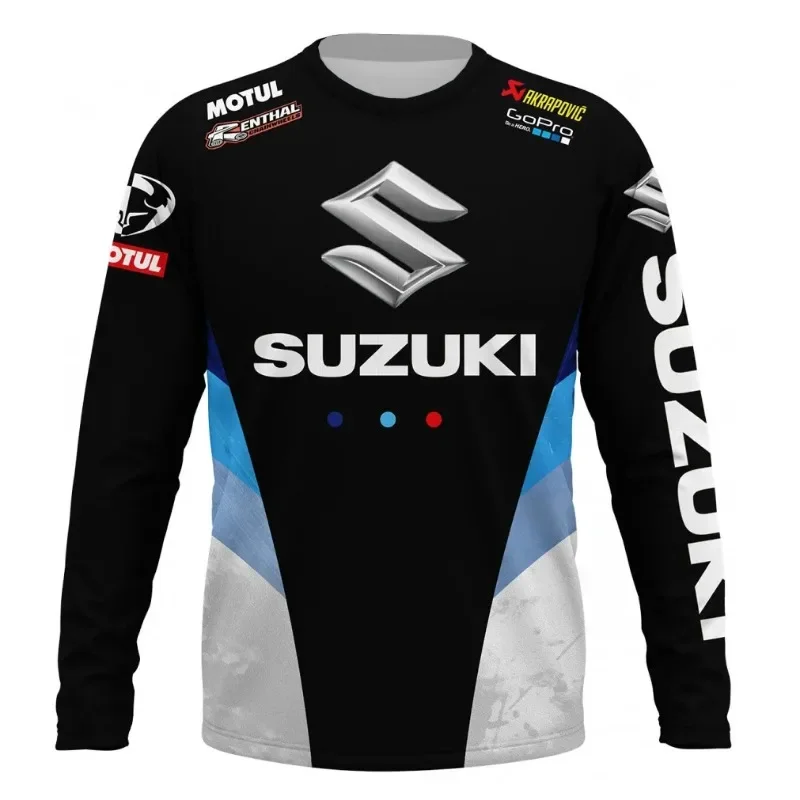 2025 Printed Suzuki Motorcycle Men's and Women's Long Sleeved Outdoor Sports and Leisure Riding, Comfortable and Fast Drying
2025 Printed Suzuki Motorcycle Men's and Women's Long Sleeved Outdoor Sports and Leisure Riding, Comfortable and Fast Drying