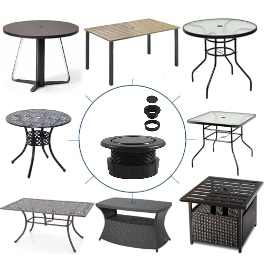 1 Set ABS Parasol Eyelet Cap Set Parasol Umbrella Hole Ring Protects Both The Umbrella Pole And The Table
1 Set ABS Parasol Eyelet Cap Set Parasol Umbrella Hole Ring Protects Both The Umbrella Pole And The Table