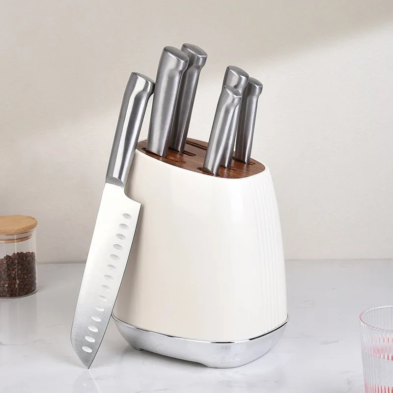 Modern New Knife Storage, Kitchen and Household Storage Rack with Simple Design, Storage Rack in Milky White Color
Modern New Knife Storage, Kitchen and Household Storage Rack with Simple Design, Storage Rack in Milky White Color