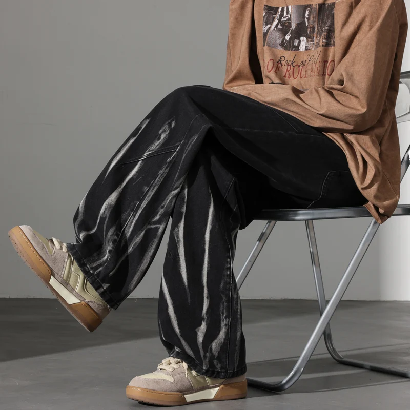 Hip Hop Tie Dye Jeans Men Fashion Blue Retro Jeans Streetwear Loose Black Straight Jeans Mens Vintage Denim Trousers M-3XL
Hip Hop Tie Dye Jeans Men Fashion Blue Retro Jeans Streetwear Loose Black Straight Jeans Mens Vintage Denim Trousers M-3XL