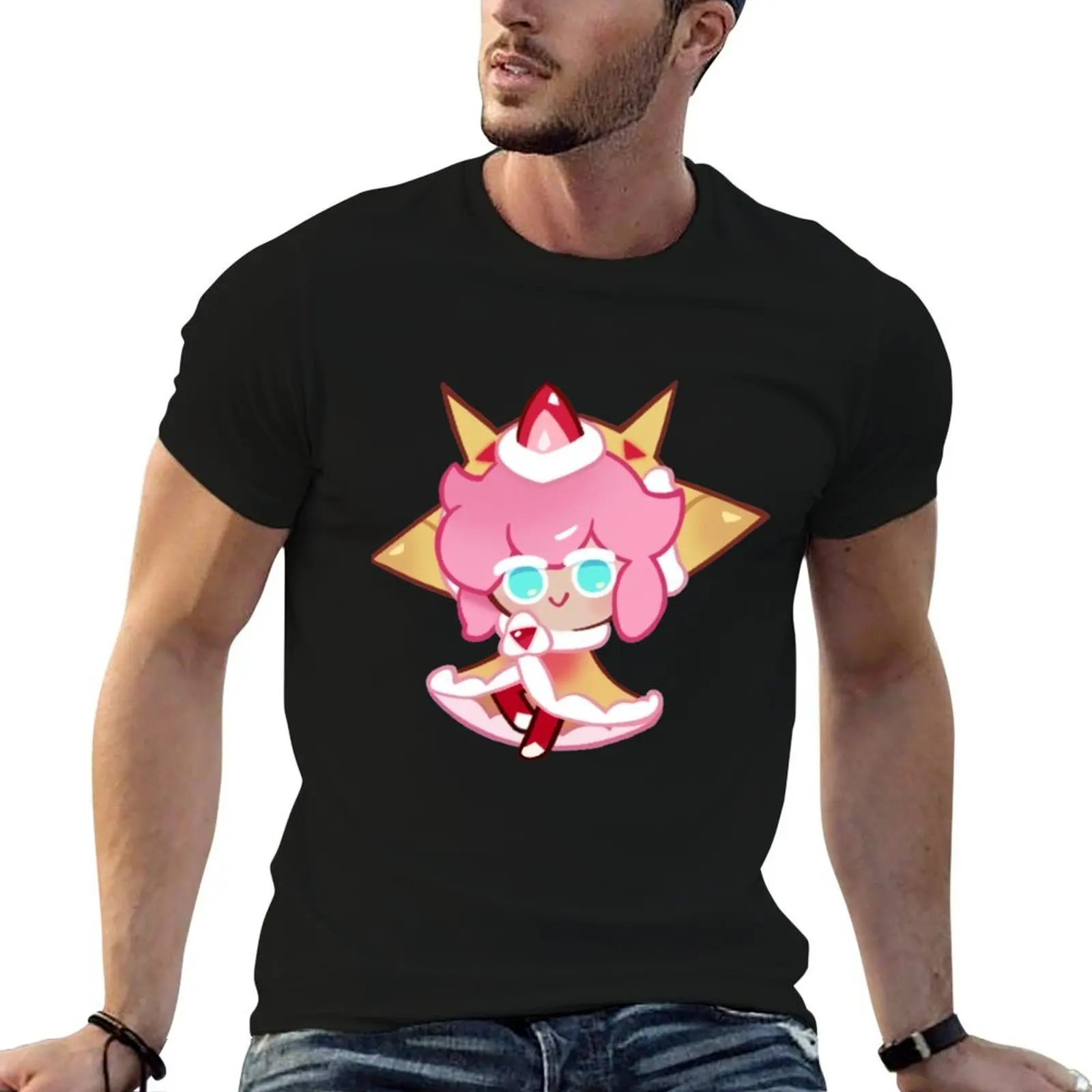 Strawberry Crepe Cookie! Cookie Run Kingdom T-Shirt funny t shirts cotton anime t shirts for man T-Shirt
Strawberry Crepe Cookie! Cookie Run Kingdom T-Shirt funny t shirts cotton anime t shirts for man T-Shirt