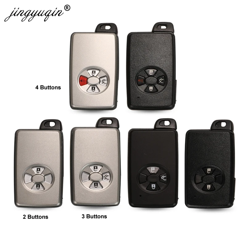 jingyuqin Remote Car Key Shell Fob 2/3/4 Buttons For Toyota Avalon Camry Highlander Crown Corolla Smart Card Black/White Case
jingyuqin Remote Car Key Shell Fob 2/3/4 Buttons For Toyota Avalon Camry Highlander Crown Corolla Smart Card Black/White Case