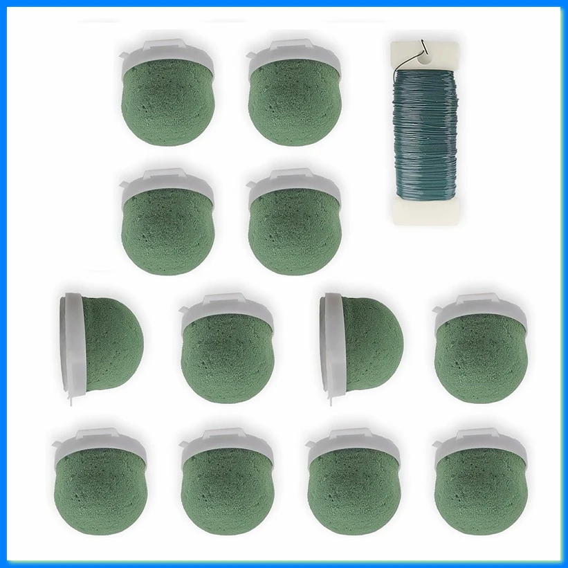 12Pcs Mini Floral Foam Holder Floral Foam Round with Floral Wire Floral Foam Blocks for Table Wine Bottle Hat Décor-A57M
12Pcs Mini Floral Foam Holder Floral Foam Round with Floral Wire Floral Foam Blocks for Table Wine Bottle Hat Décor-A57M