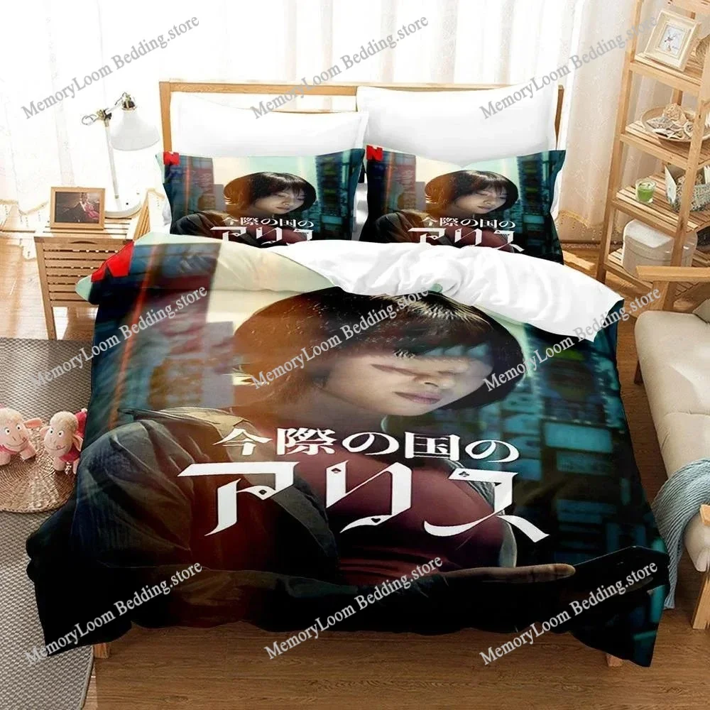 3D Alice in Borderland Season 2 Bedding Set Duvet Cover for Boys Bedroom Single Double Full Queen King Size Home Textileextile
3D Alice in Borderland Season 2 Bedding Set Duvet Cover for Boys Bedroom Single Double Full Queen King Size Home Textileextile
