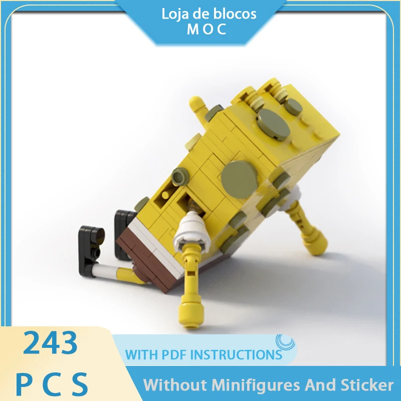 Boutique New MOC Building Blocks Underwater Animation Model Smiling Sponge Modular Children's Toy Gift DIY Assembly Set
Boutique New MOC Building Blocks Underwater Animation Model Smiling Sponge Modular Children's Toy Gift DIY Assembly Set