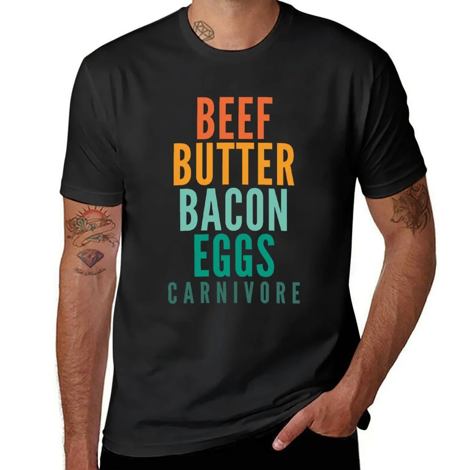 Beef - Butter - Bacon - Eggs Carnivore T-Shirt heavyweights summer tops sweat boys whites mens graphic t-shirts
Beef - Butter - Bacon - Eggs Carnivore T-Shirt heavyweights summer tops sweat boys whites mens graphic t-shirts