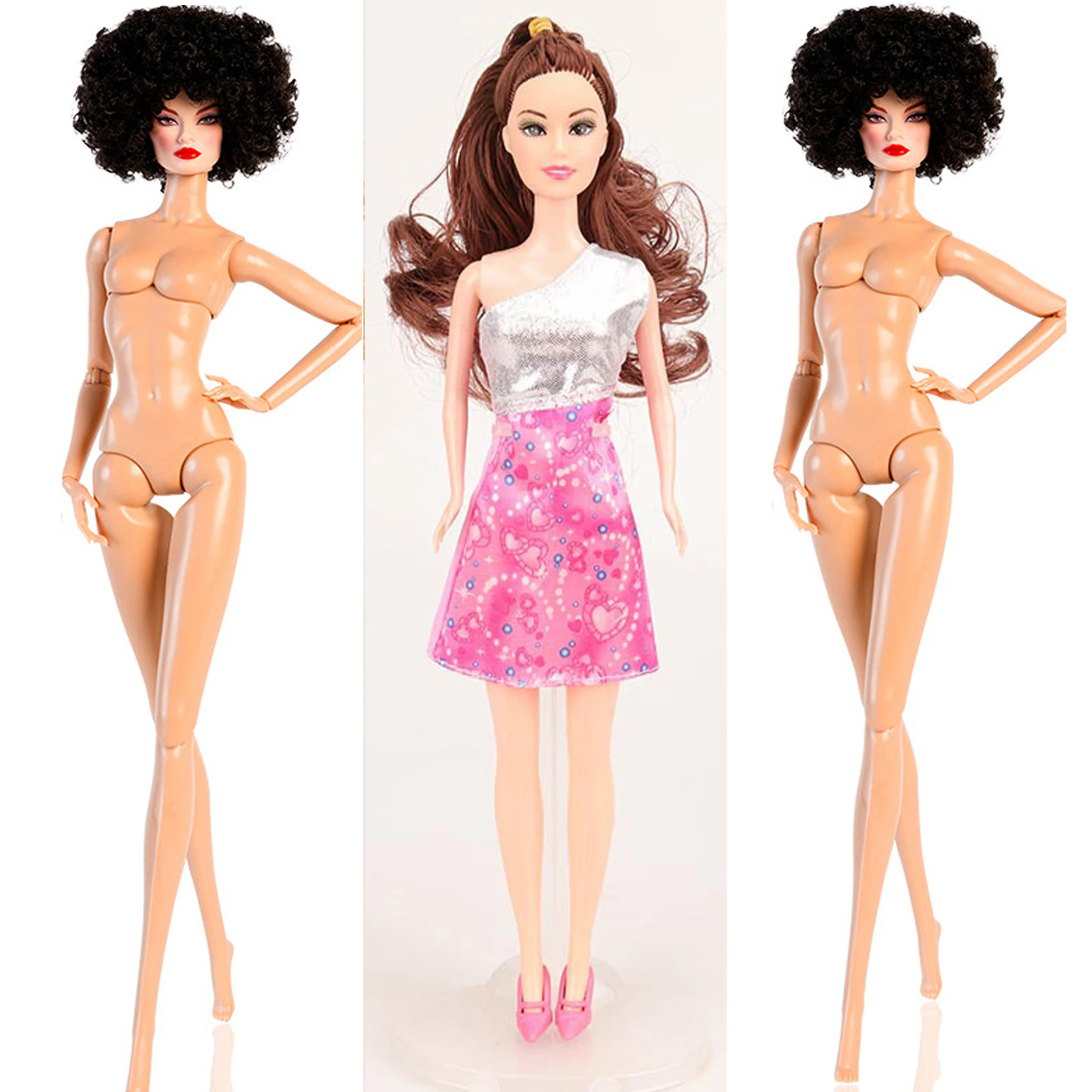 New 32cm Original Design Nude Naked Doll Joint Movable 1/6 Supermodel Doll Normal Skin Brown Hair Dress Up Toy Collectors Gifts
New 32cm Original Design Nude Naked Doll Joint Movable 1/6 Supermodel Doll Normal Skin Brown Hair Dress Up Toy Collectors Gifts