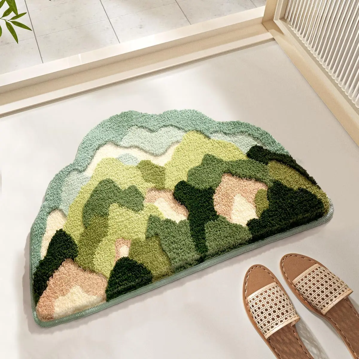 Tufting Forest Rug Aesthetic Antislip Plush Carpet Bathroom Soft Green Moss Tufted Mat Bedrooom Decoration House Headboard Rug
Tufting Forest Rug Aesthetic Antislip Plush Carpet Bathroom Soft Green Moss Tufted Mat Bedrooom Decoration House Headboard Rug