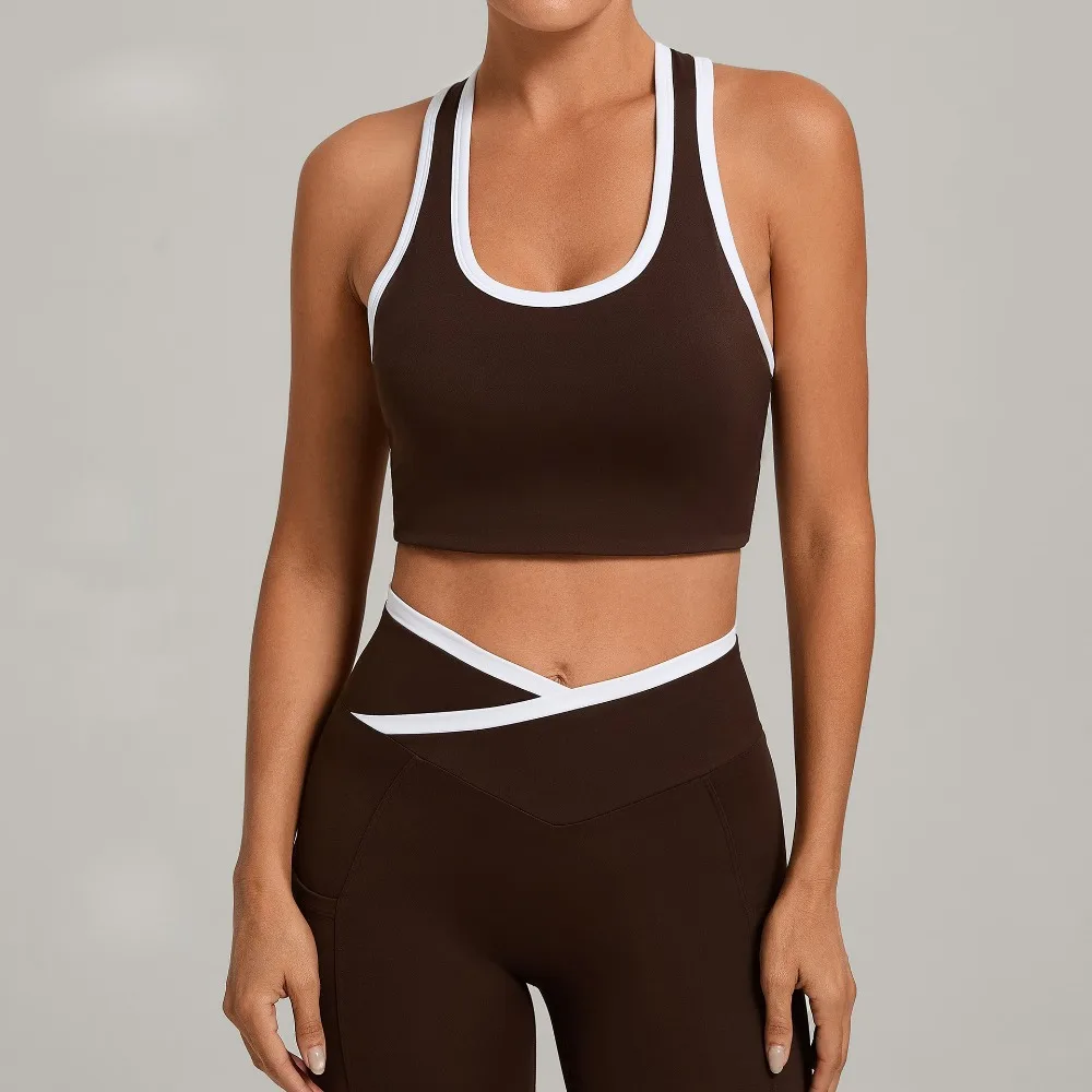 Женские спортивные топы для йоги и фитнеса с контрастной отделкой, облегающие, с красивой спинкой, для бега и тренировок
Женские спортивные топы для йоги и фитнеса с контрастной отделкой, облегающие, с красивой спинкой, для бега и тренировок