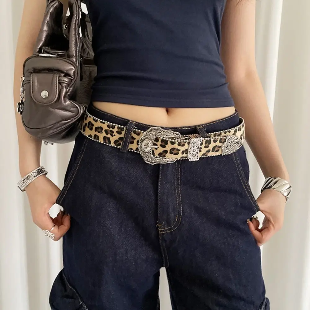 Fashion Designer Rivet Waist Belt Punk Style Gothic Leopard Print Belt Y2k American Women's Waist Belt Streetwear
Fashion Designer Rivet Waist Belt Punk Style Gothic Leopard Print Belt Y2k American Women's Waist Belt Streetwear