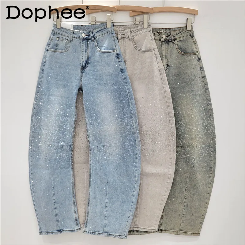 Design Sense Heavy Industry Hot Diamond Light Color High Waist Jeans Women's 2025 Summer New Skinny Scimitar Pants Long Pants
Design Sense Heavy Industry Hot Diamond Light Color High Waist Jeans Women's 2025 Summer New Skinny Scimitar Pants Long Pants