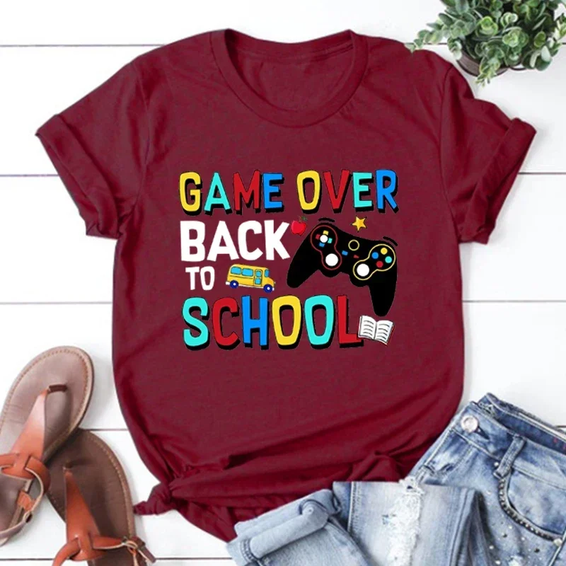 Game Over Back To School Shirt Gamer TShirt First Day of School Tee Back To School Tops Gift Vintage M
Game Over Back To School Shirt Gamer TShirt First Day of School Tee Back To School Tops Gift Vintage M
