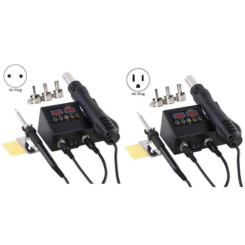 8898 Soldering Station Portable Digital Hot Air BGA Rework Solder Station For Cell-Phone PCB IC Welding Tools
8898 Soldering Station Portable Digital Hot Air BGA Rework Solder Station For Cell-Phone PCB IC Welding Tools
