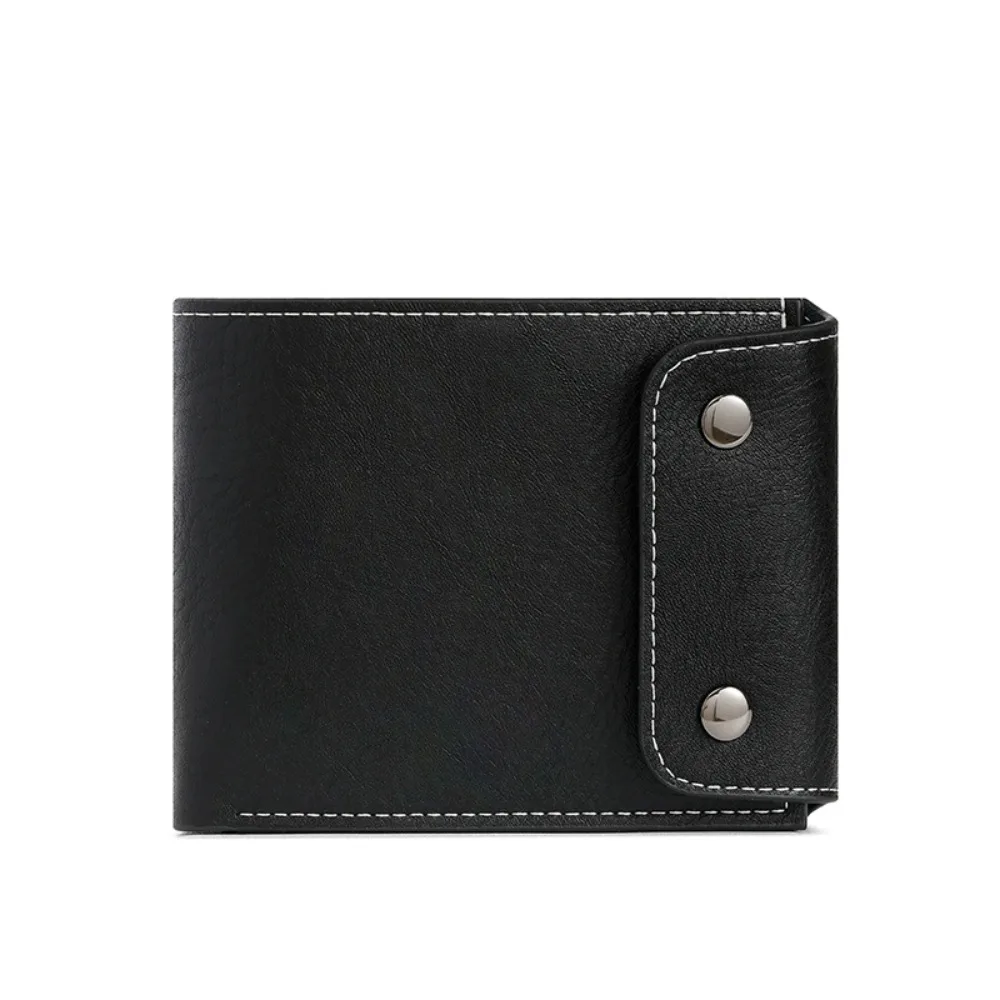 Minimalist Business Men's Short Wallet Pu Leather Casual Credit Card Holder Cash Bag Solid Color Male Bifold Wallet Travel 
Minimalist Business Men's Short Wallet Pu Leather Casual Credit Card Holder Cash Bag Solid Color Male Bifold Wallet Travel