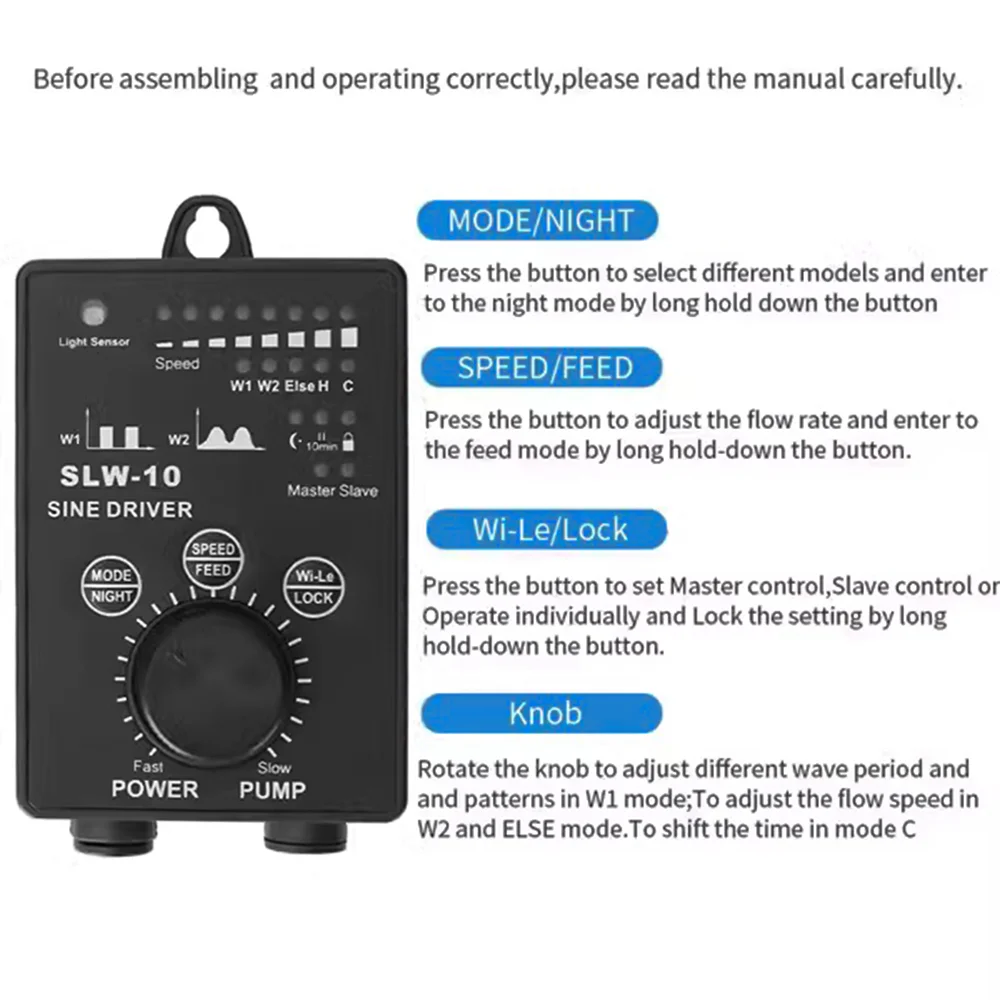 SLW Jebao Aquarium Wave Maker Pump DC Wavemaker Powerhead Marine Reef Fish Tank U.S. Warehouse Fast Shipping
SLW Jebao Aquarium Wave Maker Pump DC Wavemaker Powerhead Marine Reef Fish Tank U.S. Warehouse Fast Shipping