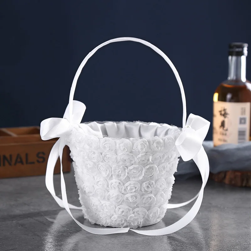 American Basket Romantic Wedding Flower Basket Flower Girl Scatter Flowers Handmade Flower Basket Wedding Supplies
American Basket Romantic Wedding Flower Basket Flower Girl Scatter Flowers Handmade Flower Basket Wedding Supplies