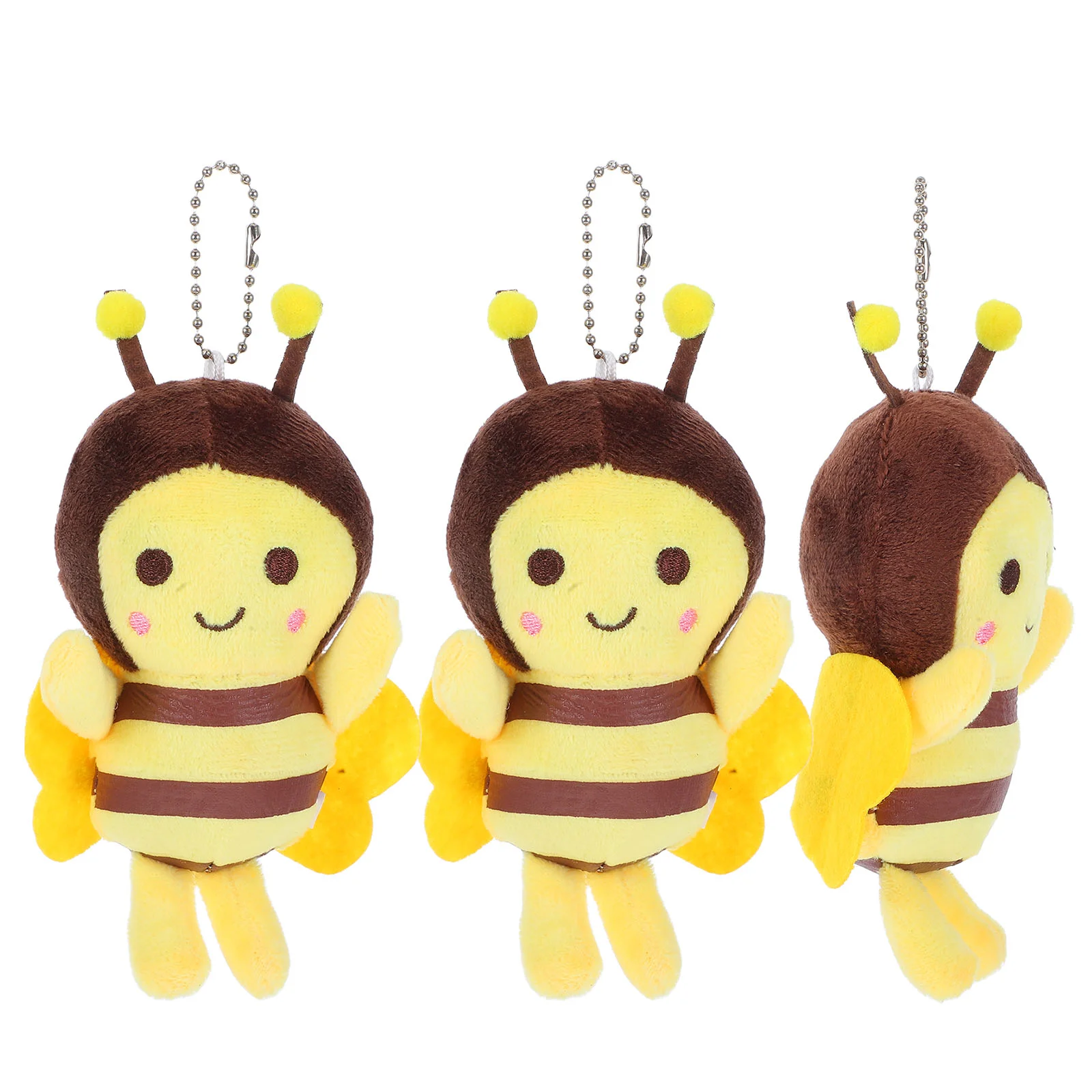 3 Pcs Little Bee Pendant Backpack Shaped Keychain Charms Lovely Stickers Plush Ornament Baby Toys Girl Fluffy
3 Pcs Little Bee Pendant Backpack Shaped Keychain Charms Lovely Stickers Plush Ornament Baby Toys Girl Fluffy