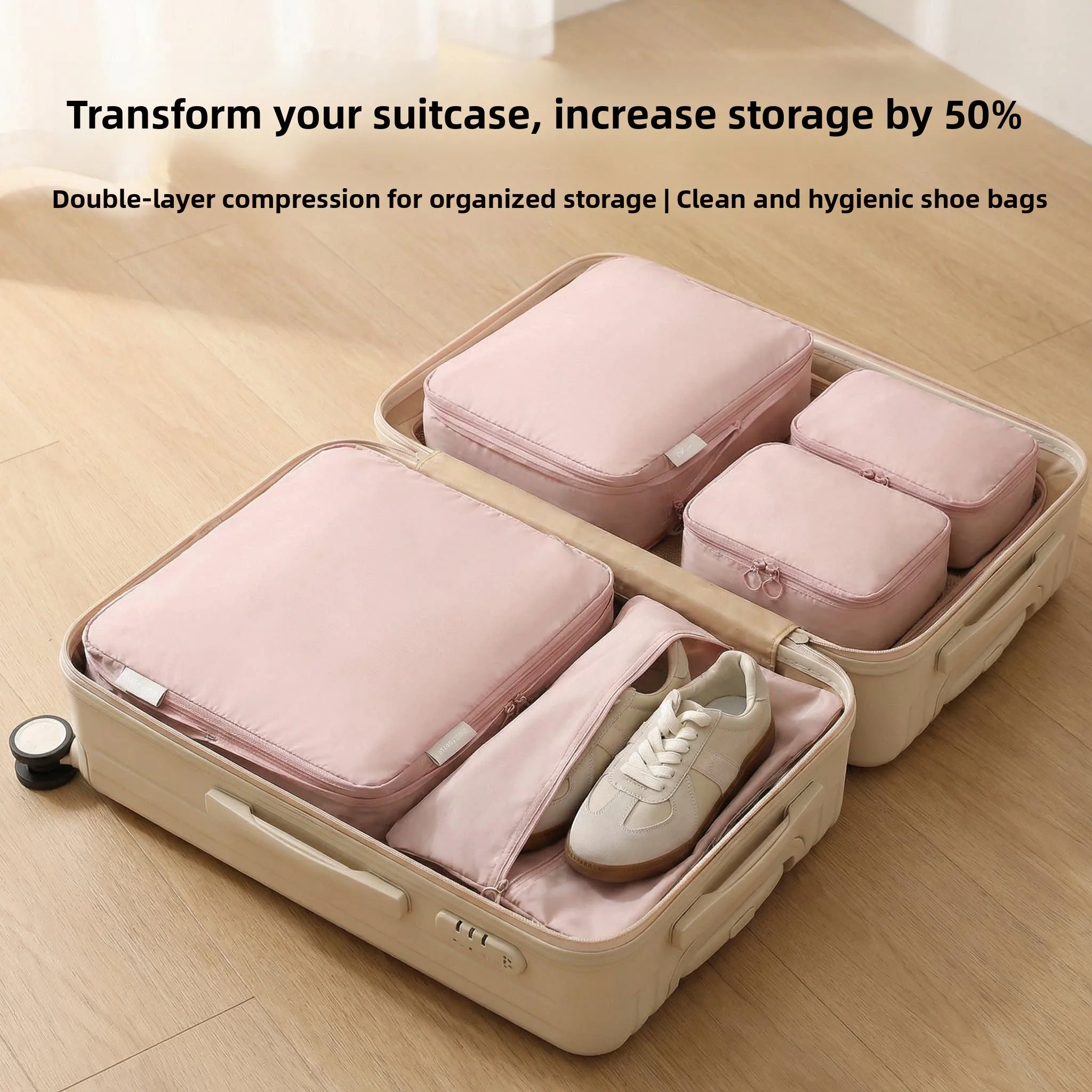 Travel Compression Storage Bag Underwear Clothes Portable Organizer Bag for Business Trip And Vacation Female Special Use
Travel Compression Storage Bag Underwear Clothes Portable Organizer Bag for Business Trip And Vacation Female Special Use