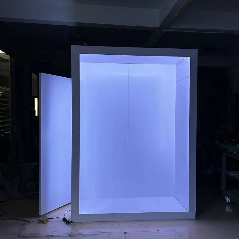 High-end magazine photo booth box wedding decoration photo booth background event party PVC display stand
High-end magazine photo booth box wedding decoration photo booth background event party PVC display stand